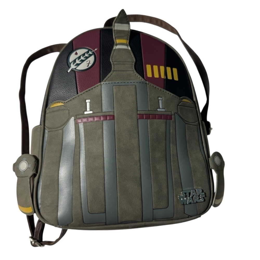 Bioworld Star Wars Boba Fett Mini Backpack Green & Black Cosplay